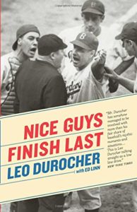 Book cover for "Nice Guys Finish Last" by Leo Durocher