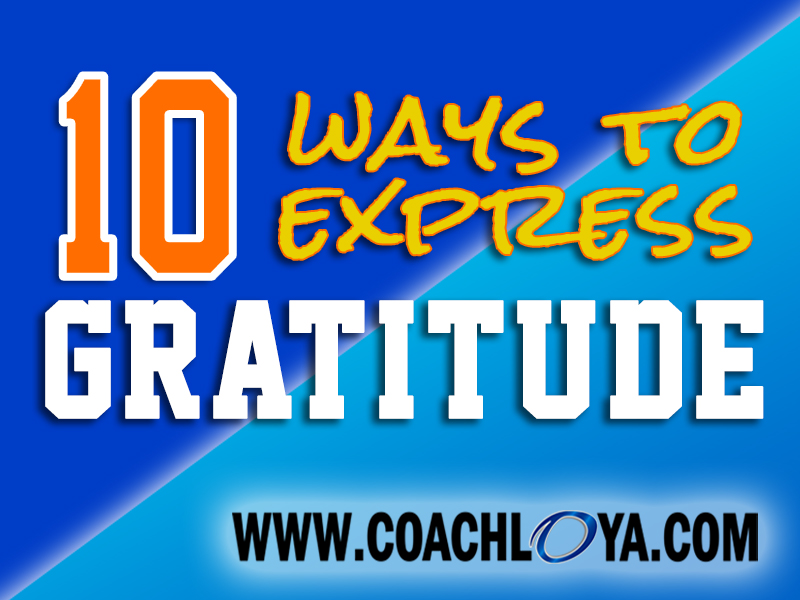 10 Ways to Express Gratitude