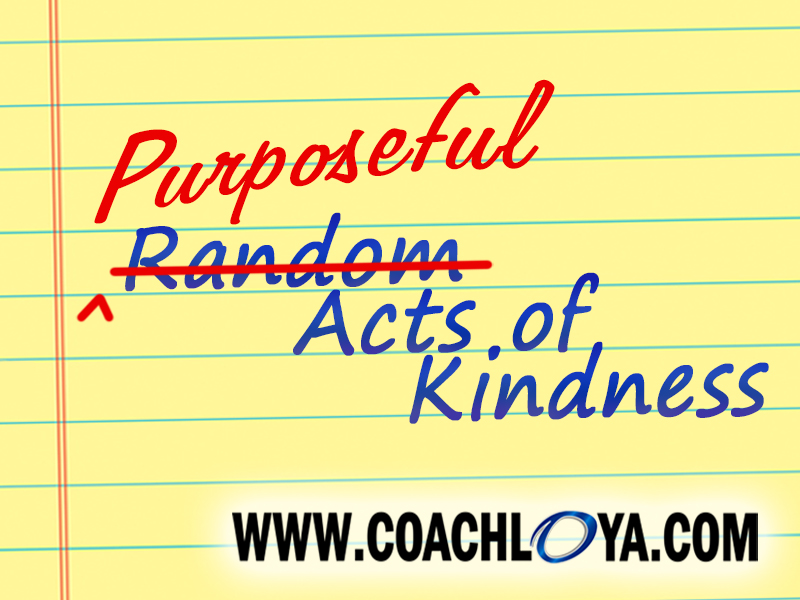 Purposeful Acts of Kindness
